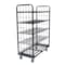 Effizient 2-sided Grocery Cart with 5 shelves EF745-FC - alternate 1